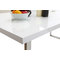 Table basse design laqu&eacute;e blanche HALIFAX
