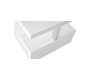 Table basse design laqu&eacute;e blanche REX