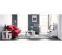 Table basse design laqu&eacute;e blanche REX