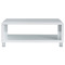 Table basse design laqu&eacute;e blanche ROXY