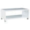Table basse design laqu&eacute;e blanche ROXY