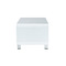 Table basse design laqu&eacute;e blanche ROXY