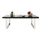 Table basse design laqu&eacute;e noire HALIFAX
