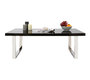 Table basse design laqu&eacute;e noire HALIFAX