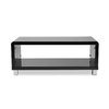 Table basse design laqu&eacute;e noire ROXY