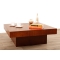 Table basse design plateaux ouvrants LAUREEN