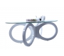 Table basse design verre blanche BUTTERFLY