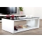 Table basse design verre blanche et noire SYMBIOSIS