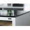 Table basse design verre blanche et noire SYMBIOSIS