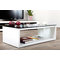 Table basse design verre blanche et noire SYMBIOSIS