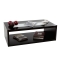 Table basse design verre chocolat et noire SYMBIOSIS