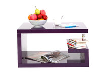 Table basse design violette REX