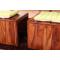 Table basse et deux tables basses gigognes en palissandre SIDNEY