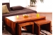 Table basse et deux tables basses gigognes en palissandre SIDNEY image 5