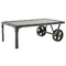 Table basse industrielle m&eacute;tal CHARIOT