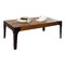 Table basse industrielle m&eacute;tal et bois MADISON