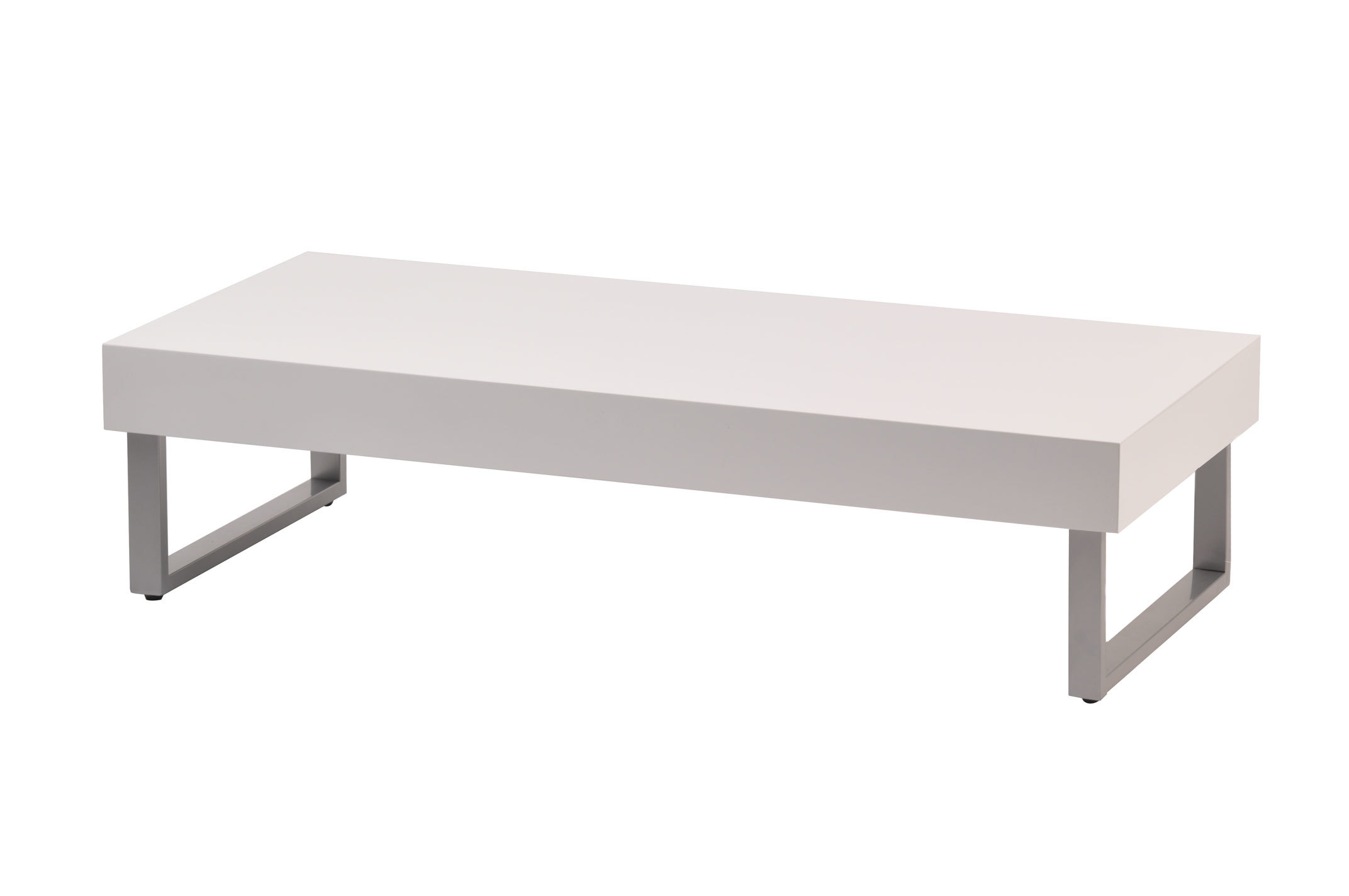 Table basse laqu&eacute;e blanc MORGAN image 1