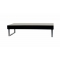 Table basse laqu&eacute;e noir moderne Morgan