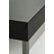 Table basse laqu&eacute;e noir moderne Morgan