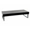Table basse laqu&eacute;e noir moderne Morgan