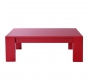 Table basse moderne rouge LILOU