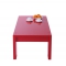 Table basse moderne rouge LILOU