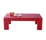 Table basse moderne rouge LILOU