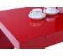 Table basse moderne rouge LILOU