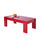 Table basse moderne rouge LILOU