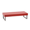 Table basse MORGAN laqu&eacute;e rouge image pub1