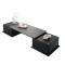 Table basse noire 2 tiroirs up to you by Dominique David