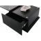 Table basse noire 2 tiroirs up to you by Dominique David