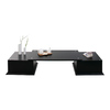 Table basse noire 2 tiroirs up to you by Dominique David
