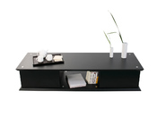 Table basse noire 2 tiroirs up to you by Dominique David 