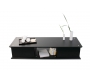 Table basse noire 2 tiroirs up to you by Dominique David 