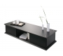 Table basse noire 2 tiroirs up to you by Dominique David 