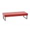 Table basse rouge laqu&eacute;e Morgan