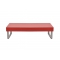 Table basse rouge laqu&eacute;e Morgan