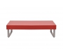 Table basse rouge laqu&eacute;e Morgan