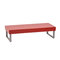 Table basse rouge laqu&eacute;e Morgan