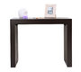 Table console extensible chocolat CALEB