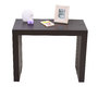 Table console extensible chocolat CALEB