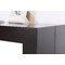 Table console extensible chocolat CALEB