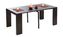 Table console extensible chocolat CALEB