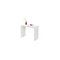 Table console extensible laqu&eacute;e blanche CALEB
