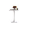 Table d'appoint design blanche LORCA