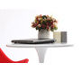 Table d'appoint design blanche LORCA