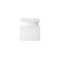 Table d'appoint design laqu&eacute;e blanche HALTON