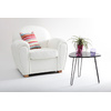 Table d'appoint design noire LAKEA