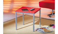 Table d'appoint design rouge ALLY